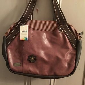 Chala Handbag NWT Burgundy Super Roomy!